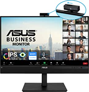 ASUS BE27ACSBK 27″ 5MS (DP HDMI USB-C MM) Çerçevesiz,Flicker-Free, Düşük Mavi Işık 2K IPS 2560×1440 Webcam Monitör