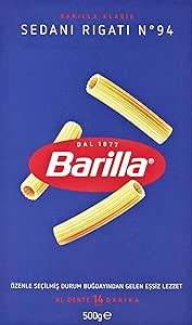 Barilla İnce Uzun (Sedani Rigati) Makarna 500 g. X 9