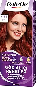 Palette Yoğun Göz Alıcı Renk Saç Boyas 6-88 Yoğun Kızıl