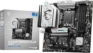 MSI B760M GAMING PLUS WIFI SOKET 1700 DDR5 6800(OC) PCI-E M.2 USB3.2 HDMIDP 1X 2.5G LAN WI-FI 6E MATX