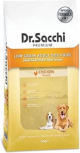 Dr.Sacchi Düşük Tahıllı Tavuklu Yetişkin Köpek Maması 12kg