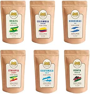Altıncezve Gold Stone Speciality Yöresel Kahveler 6 Adet X 50 Gr Tanışma Paketi (Kağıt ve Metal Filtre)