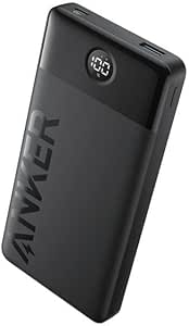Anker 324 Powerbank 10.000 mAh, Taşınabilir Şarj İstasyonu, 1xUSB-C, 1xUSB-A, LED Ekran
