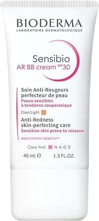 Bioderma Sensibio AR BB SPF30 Hassas Ciltler için Kızarıklık Karşıtı Güneş Koruyuculu Renkli Bakım Kremi 40 Ml