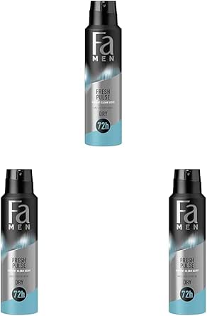 Fa Men Fresh Pulse Bergamot Canlılığı Deosprey 150 ml 3lü paket