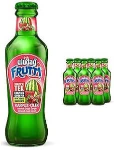 Uludağ Frutti Karpuz Çilek Aromalı Soda 200 ml 6’lı Paket
