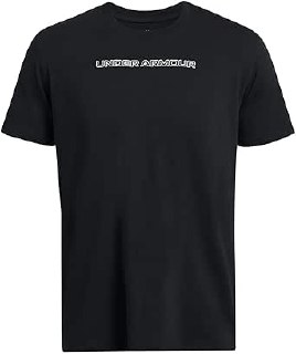 Under Armour Erkek Antenman Tişört UA HW LOGO OVERLAY EMB SS Black – White MD