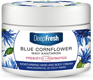 Deep Fresh El Ve Vücut Kremi Prebiyotik Nemlendirici Mavi Kantaron (250 ml)