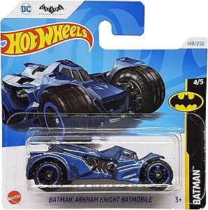 Hot Wheels – Arkham Knight Batmobile – Batman 4/5 – HTD85 – Short Card – DC – koyu mavi metalik – Mattel 2024 – 1:64