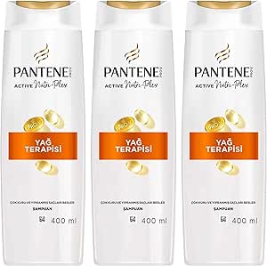 PANTENE Yağ Terapisi Şampuan 400 ml 3lü paket