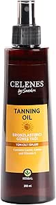 Celenes Herbal Bronzlaştırıcı Güneş Yağı, 200ml