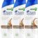 Head & Shoulders Derin Nemlendirici Kepek Hindistan Cevizi Yağlı Günlük Kullanım 330ML Şampuanı 3lü paket