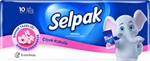 Selpak Bahar Parfümlü Mendil 10’lu Paket