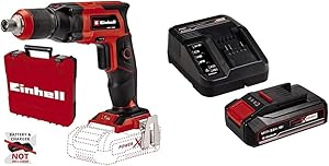 Einhell TE-DY 18 Li- Solo, Akülü Alçıpan Vidalama ve Einhell 18V 2,5 Ah PXC Starter Kit (Başlangıç Seti)
