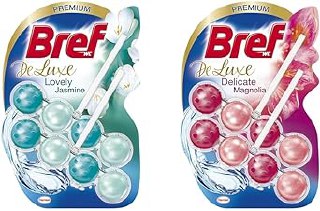 Bref Deluxe Katı Tuvalet Bloğu 3 Adet Yasemin İkili & 2 Adet Manolya İkili (5’li Set)
