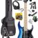 Maxword DE-150BL-ST Maple Klavye HH Manyetik Yüksek Kaliteli Elektro Gitar Seti