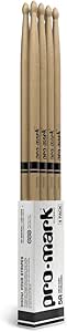 ProMark Classic Forward 5A Hickory Drumsticks, ovale Holzspitze, 4 Paar