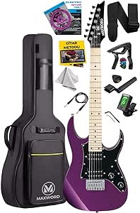 Maxword DE-150PU Maple Klavye HH Manyetik Yüksek Kaliteli Elektro Gitar Seti