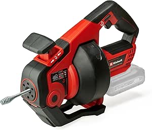 Einhell Akülü Boru Açma Makinesi TE-DA 18/760 Li-Solo Power X-Change (18 V, Li-Ion, 7,6 m temizlik spirali, 16-55 mm çapındaki borular için uygun, akü ve şarj cihazı dahil değildir) – 4514160