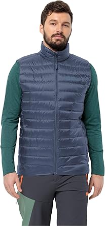 JACK WOLFSKIN PILVI DOWN VEST M Erkek YELEK, Evening Sky, XL