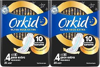 Orkid Ultra Ekstra Cesaret Paketi Gece Ekstra 40’lı Yeni