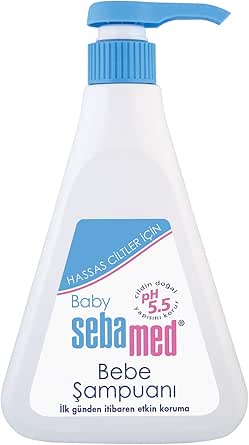 Sebamed Baby pH 5.5 Göz Yakmayan Formül Nemlendirici Etkili Papatya Özütlü Bebek Şampuanı 500 ml