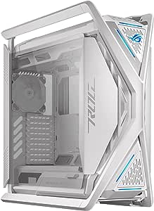 ASUS ROG GR701 Fanlı Alüminyum Çelik Alaşımlı Temperli Cam USB 3.2 EATX/ATX/MINI-ATX/MICRO-ATX Oyuncu Kasası Beyaz