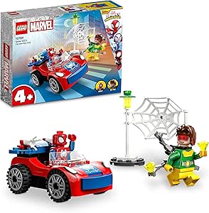 LEGO | Marvel Örümcek Adam’ın Arabası ve Doktor Oktopus 10789-4 Yaş ve Üzeri Çocuklar İçin İki Minifigürlü Yaratıcı Oyuncak Yapım Seti (48 Parça)