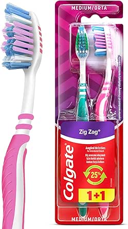 Colgate ZigZag Diş Arası Temizliği 2’li Orta Diş Fırçası