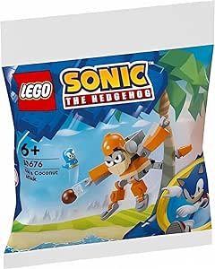 LEGO Sonic Kiki’nin Hindistan Cevizi Saldırısı 30676 – 6 Yaş ve Üzeri Macera Sever Çocuklar için Hayal Gücünü Geliştiren Yaratıcı Oyuncak Yapım Seti, Doğum Günü Hediye Fikri (42 Parça)