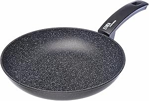 Moneta Etnea Artech Stone Ultra – Alüminyum Kızartma Tavası, Yapışmaz Kaplama, Siyah, 28 cm