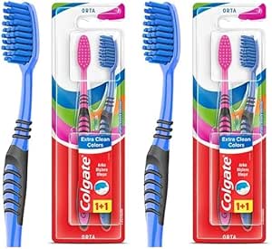 Colgate Extra Clean Colors 1+1 Diş Fırçası 2li paket
