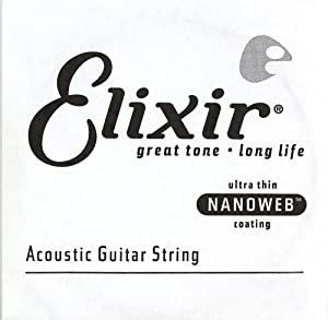 Elixir 14126 Nanoweb Phosphor Bronze Tek Akustik Gitar Teli (26)