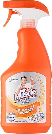 Mr Muscle Advanced Power Virüs Etkili Limon Kokulu Mutfak Spreyi, 750 ml