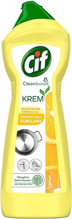 Cif Krem Yeni Nesil Yüzey Temizleyici Limon 750 ml