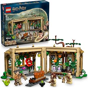 LEGO Harry Potter Hogwarts Şatosu: Bitkibilim Dersi 76445-8 Yaş ve Üzeri Kız ve Erkek Çocuklar için 3 Adet LEGO Harry Potter Adamotu Oyuncak Bitkisi İçeren Yaratıcı Oyuncak Yapım Seti (390 Parça)
