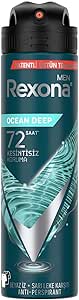 Rexona Men Erkek Sprey Deodorant Invisible Ocean Deep 150 ml