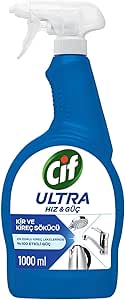 Cif Ultra Hız & Kireç Sökücü Sprey Leke ve Kir Çıkarıcı 1000 ml