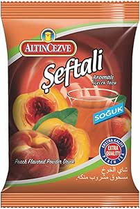 Altıncezve Şeftali Aromalı Toz İçecek – Soğuk Şeftali 450 Gr
