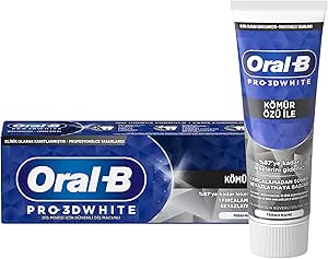 Oral-B Pro 3D White Kömür Özlü Diş Macunu 75 ml