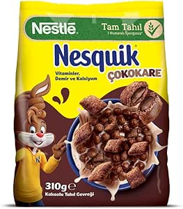 Nesquik Çokokare Çikolatalı Tahıl Gevreği, 310 g
