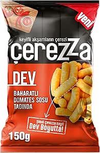 Çerezza Dev Domates Soslu Mısır Cipsi 150 gr