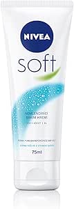 NIVEA Soft Krem 75 ml, Nemlendirici Bakım Kremi, Yüz, Vücut, El, Jojoba Yağı ve E Vitamini ile Cilt Bakımı, Anında Emilen Hafif Formül, Tüm Ciltler için