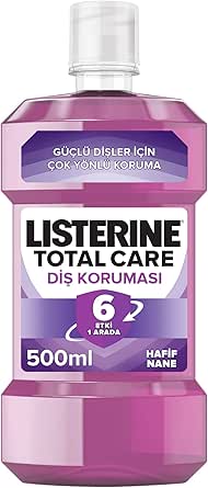 listerine total care diş korumasi ağız bakım suyu 500 ml