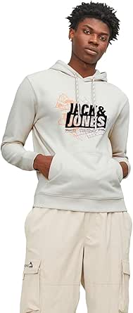 JACK & JONES JCOMAP LOGO SWEAT HOOD SN Sweatshirt Erkek