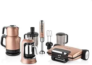 Korkmaz 14 Parça Elektro Set Rosagold A1817