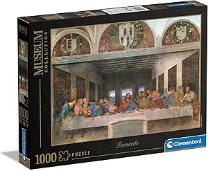 Clementoni – 1000 Parça Museum Collection Yetişkin Puzzle – Leonardo “The Last Supper”