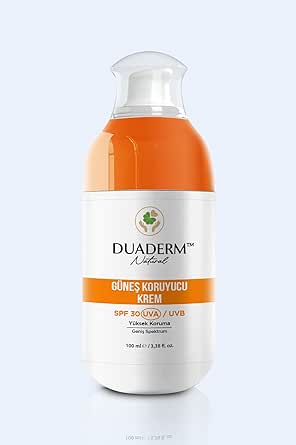 Duaderm Filtreli Yüz ve Vücut Güneş Kremi SPF30, UVA/UVB Korumalı, 100ml