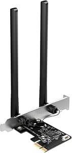 Mercusys MA30E, AC1200MBPS Ikisi Bir Arada Wi-Fi 5 & Bluetooth 5.0 Pcıe Ağ Kartı