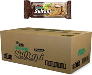 Eti Burçak Sultani Üzümlü Kepekli Bisküvi 123 g x 18 Adet